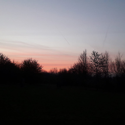 2022-04-17 Easter Day Sunrise red sky