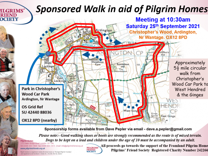 Ardington Pilgrim Homes walk 5-5 miles
