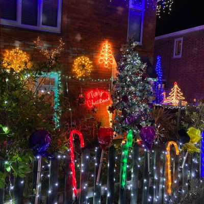 Christmas decorations outside