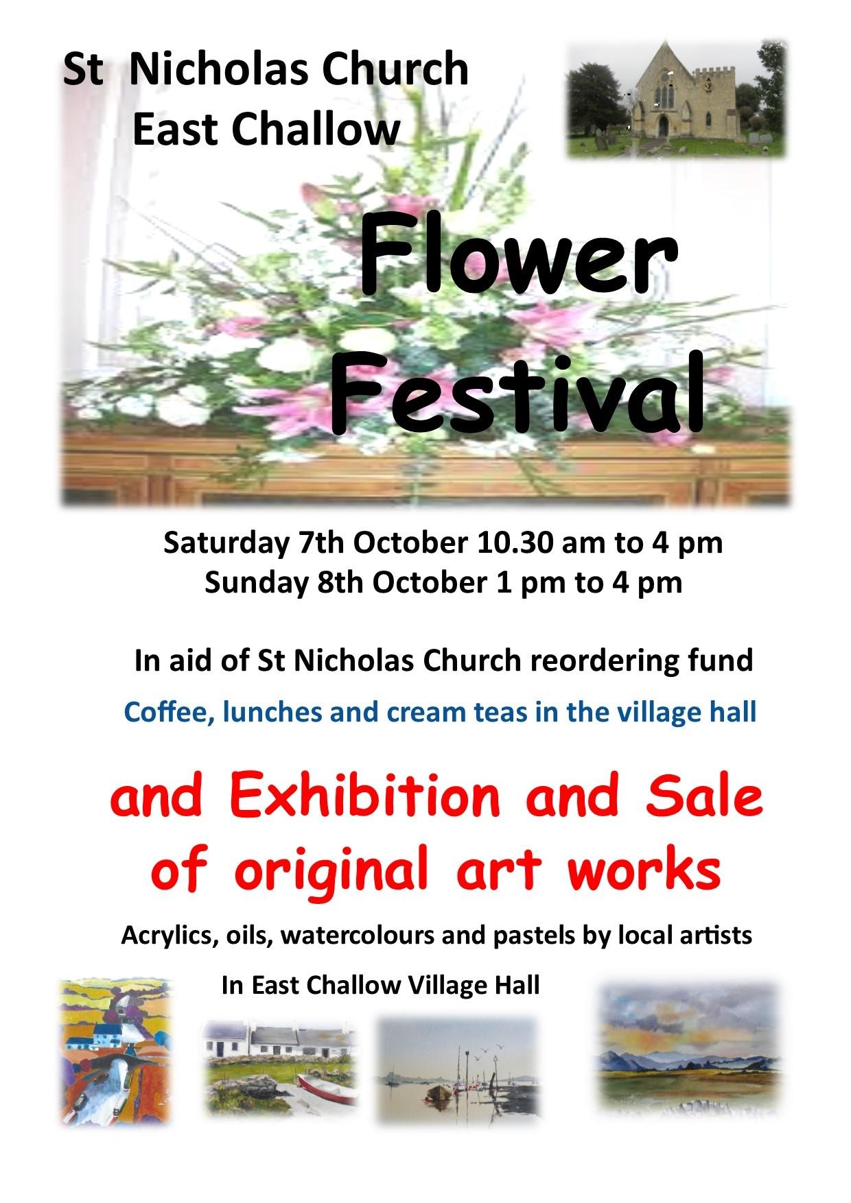 Flower festival poster