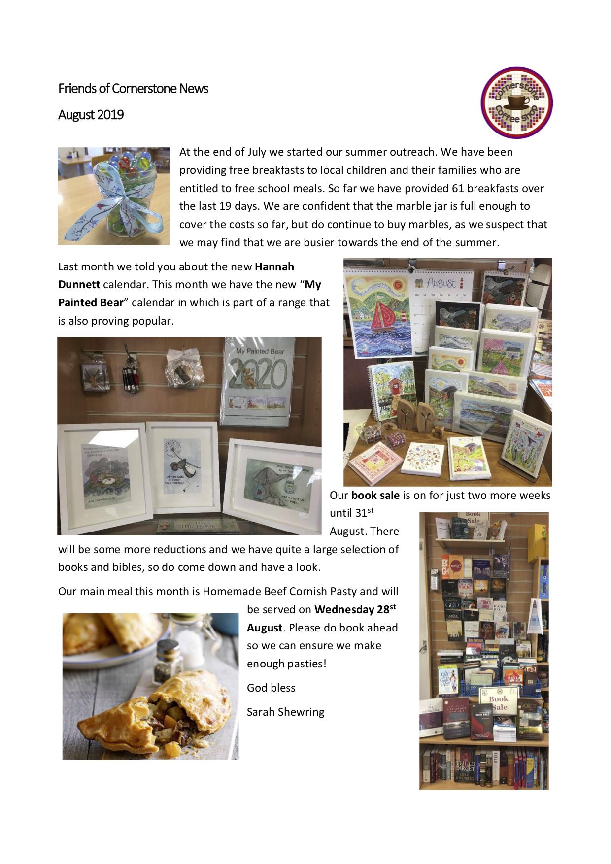 Friends Newsletter August 2019