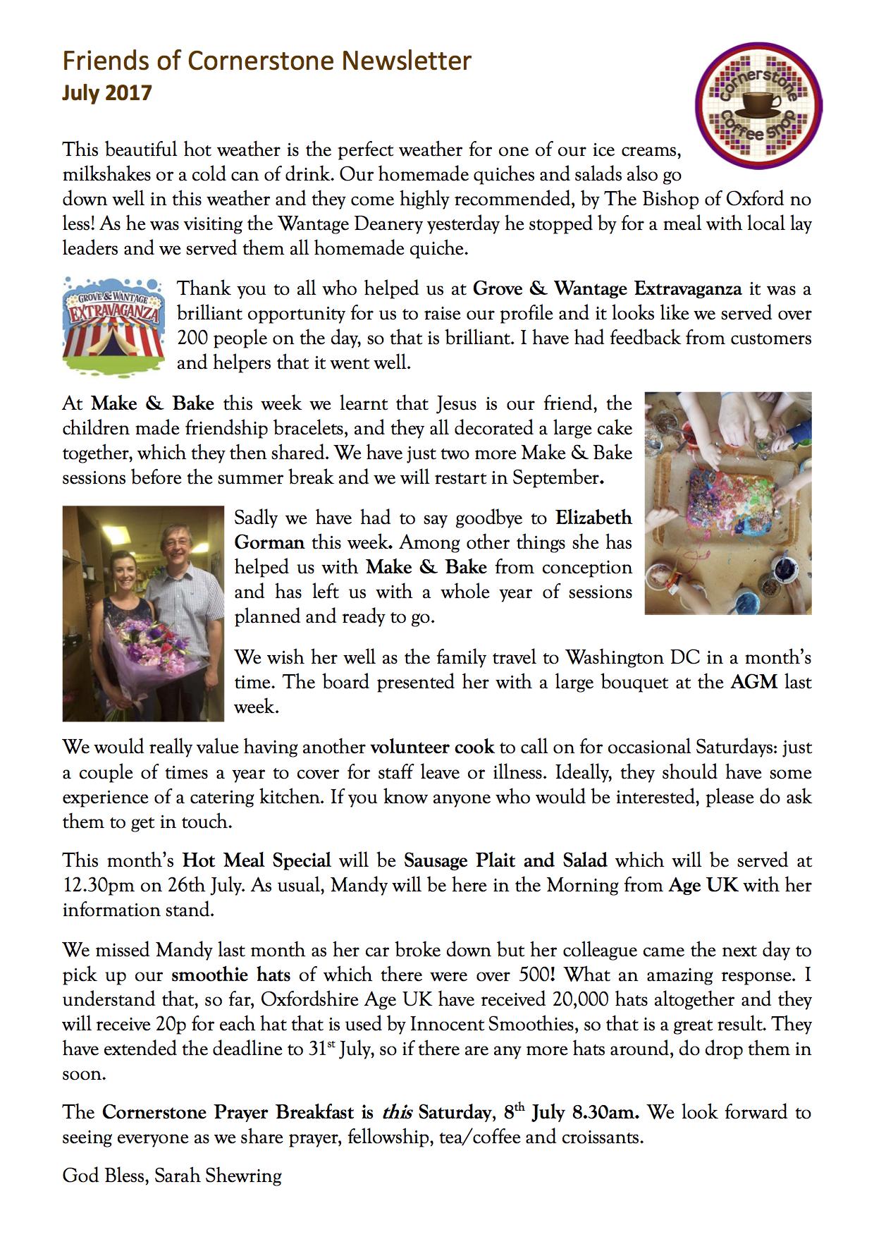 Friends Newsletter July 17