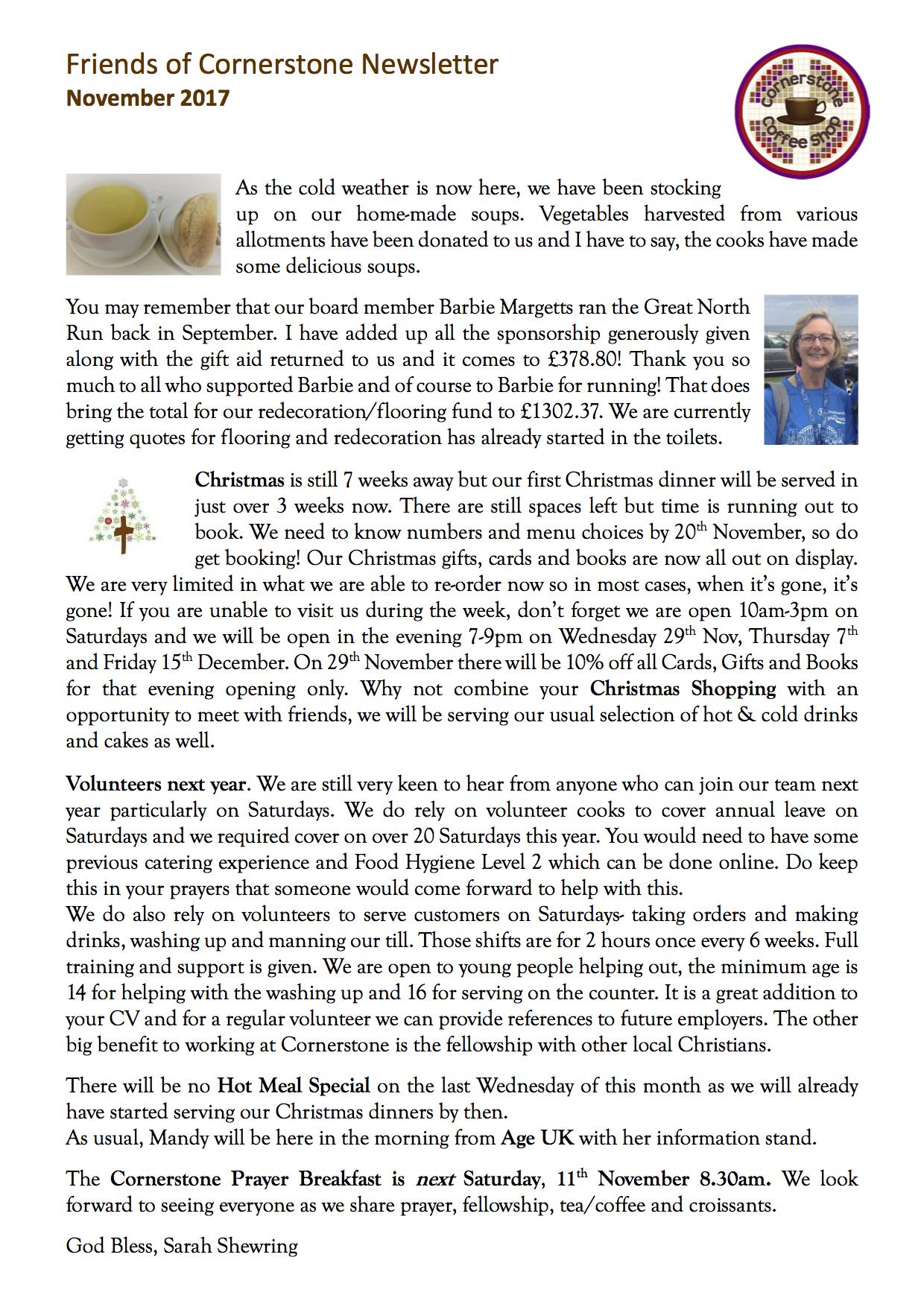 Friends Newsletter November 17