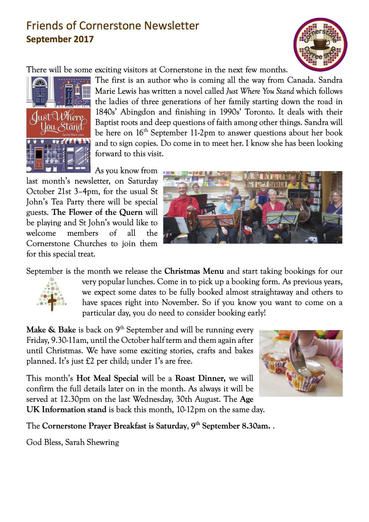 Friends Newsletter Sept 17