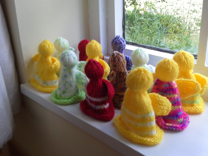 June's knitted angels