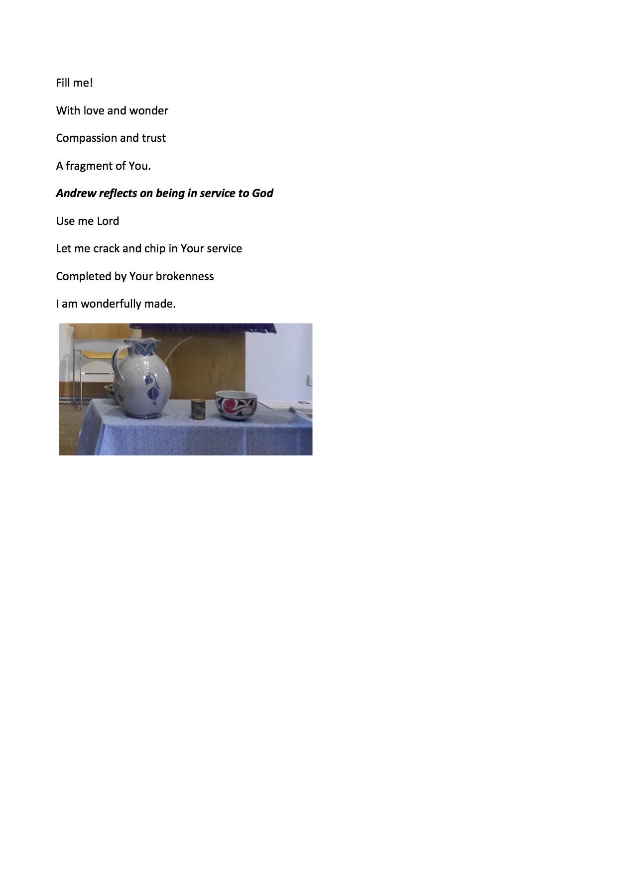 Worship through pottery - 5 Poem and Photos